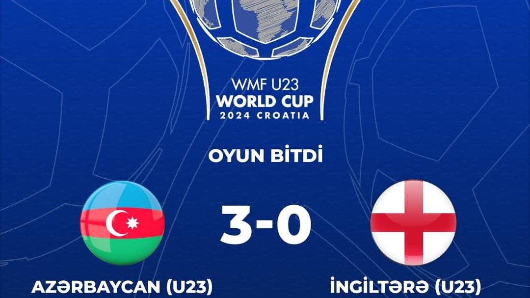 Azərbaycanın futbol yığması ingilisləri məğlub edib yarımfinala adladı