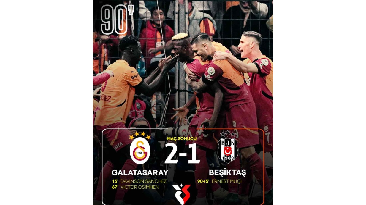 "Qalatasaray" "Beşiktaş"ı "parçaladı" - Video