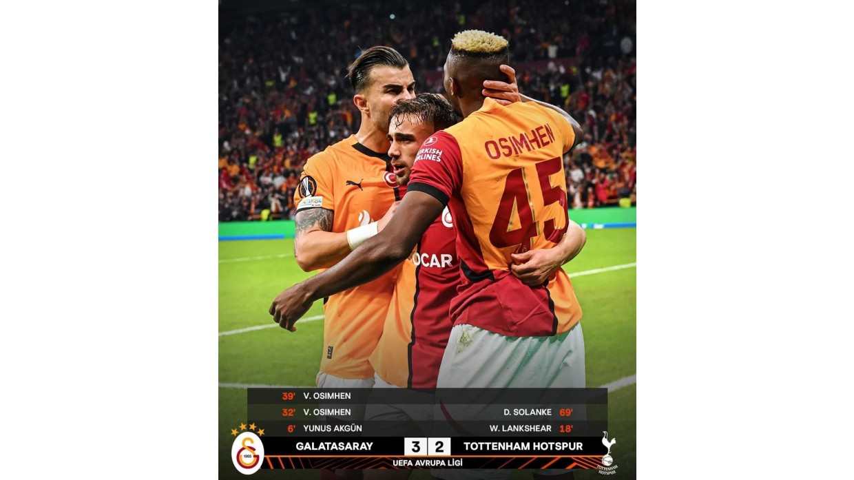 "Qalatasaray" "Tottenhem"i məğlub etdi