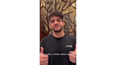 Video: "Qarabağ"lı Kadi Borges "Neftçi"ylə oyun ərəfəsində çağırış etdi