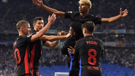 "Barselona"dan 28-ci dəfə İspaniya çempionluğu - Fotolar