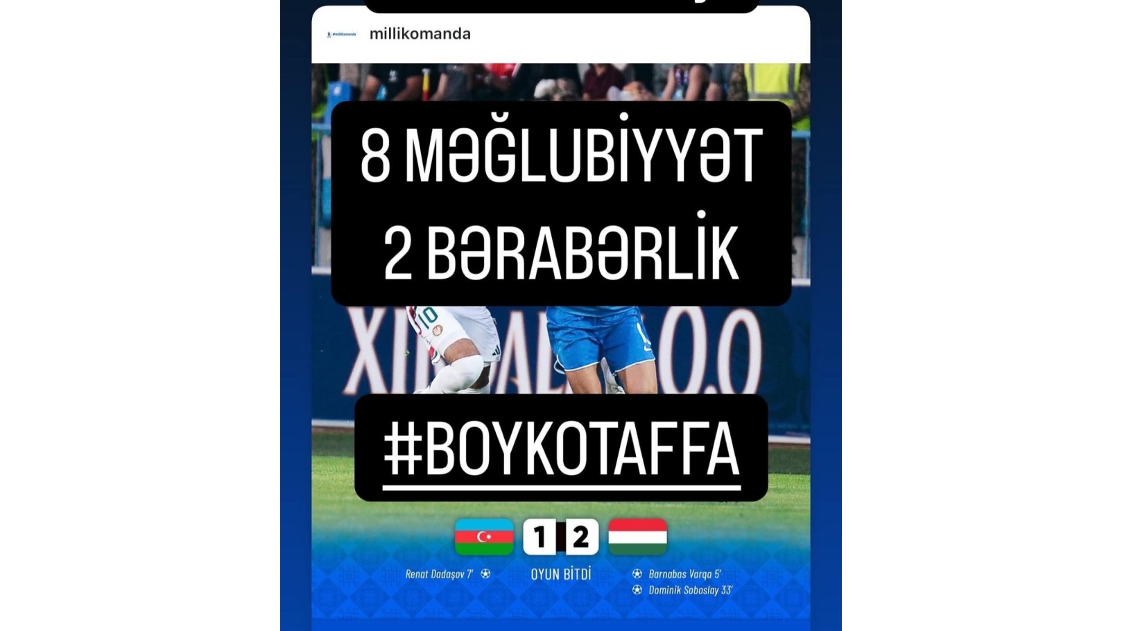 AFFA-nı boykot, sərt tənqid etdilər - Foto