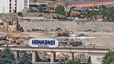 Xankəndi stadionundan yeni video