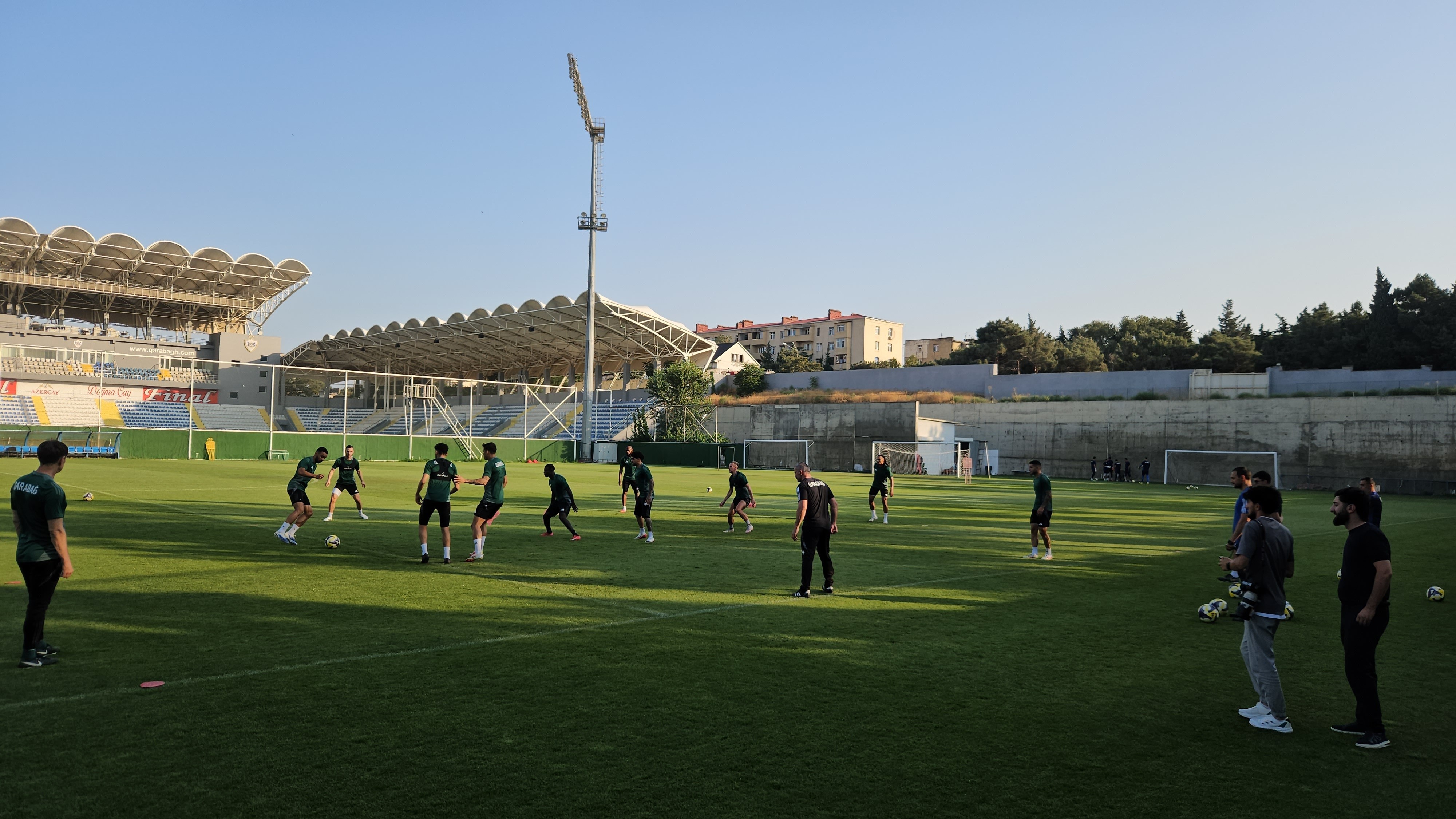 "Qarabağ" "Şelburn"a qarşı hazırlaşdı - Video