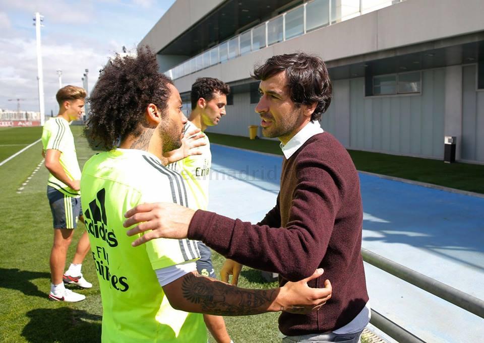 RAUL QONZALES "REAL"IN MƏŞQİNDƏ - FOTO