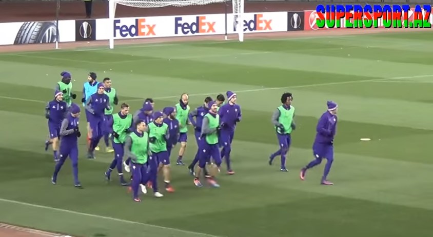 "Fiorentina"nın Bakı məşqi - Video
