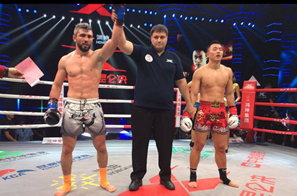 Azərbaycan kikboksçusu “Kunlun Fight 56” turnirinə qələbə ilə başlayıb