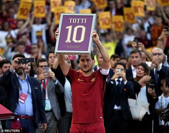 Totti karyerasını göz yaşları ilə bitirdi – Video