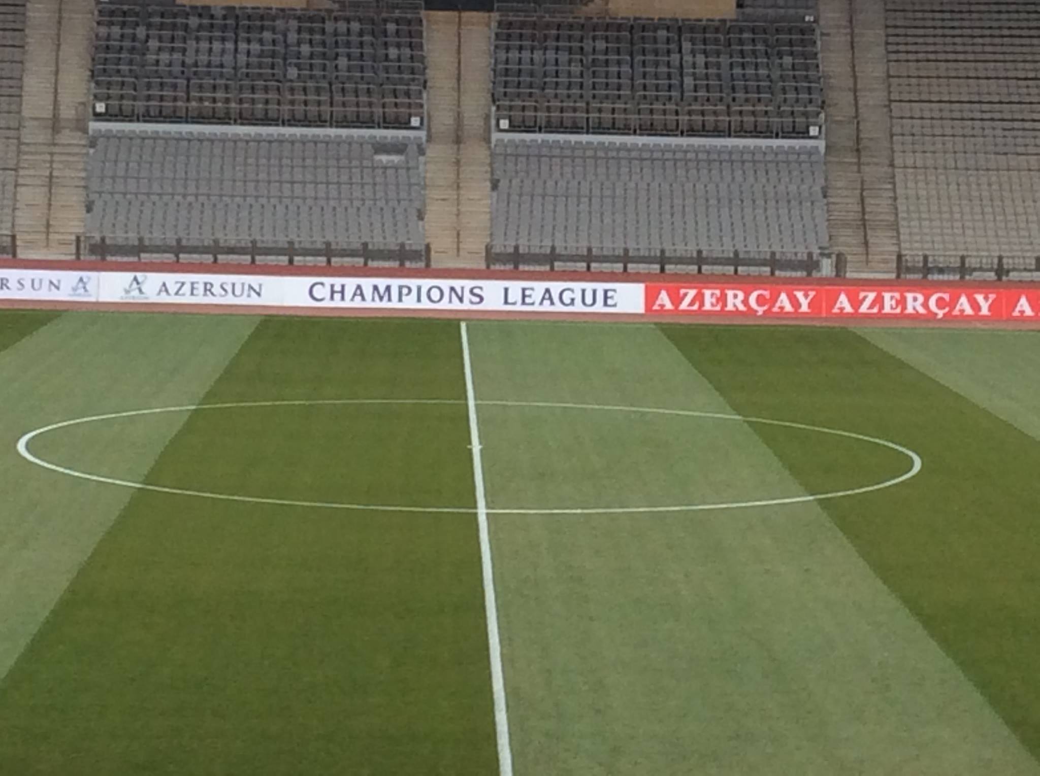 "Qarabağ" - " Samtredia" oyunu ərəfəsində Respublika stadionunun vəziyyəti - Foto