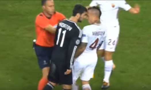 "Qarabağ" - "Roma" oyununda qalmaqal - Video