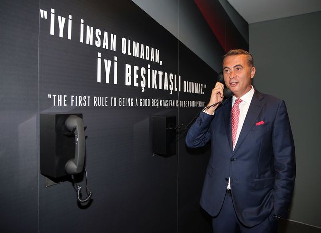 Mübariz Mənsimov "Beşiktaş"ı izləyir - Foto