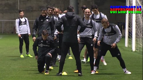 "Qarabağ"ın "Atletiko"ya qarşı hazırlığı - Video