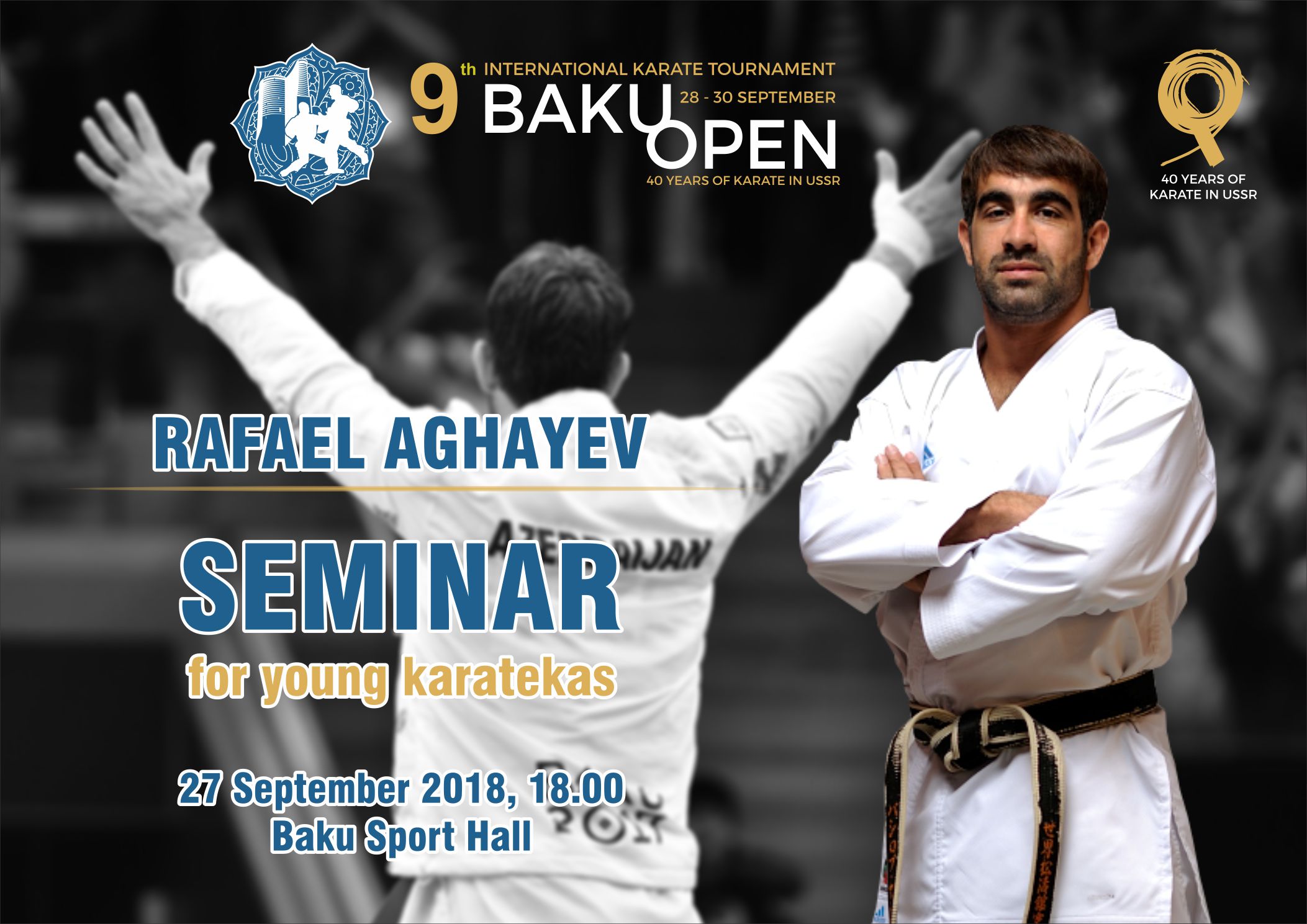 Tanınmış karateçi Rafael Ağayev seminar keçirəcək
