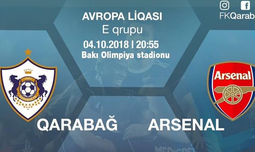 "Qarabağ" - "Arsenal" oyununun biletləri satışa çıxır