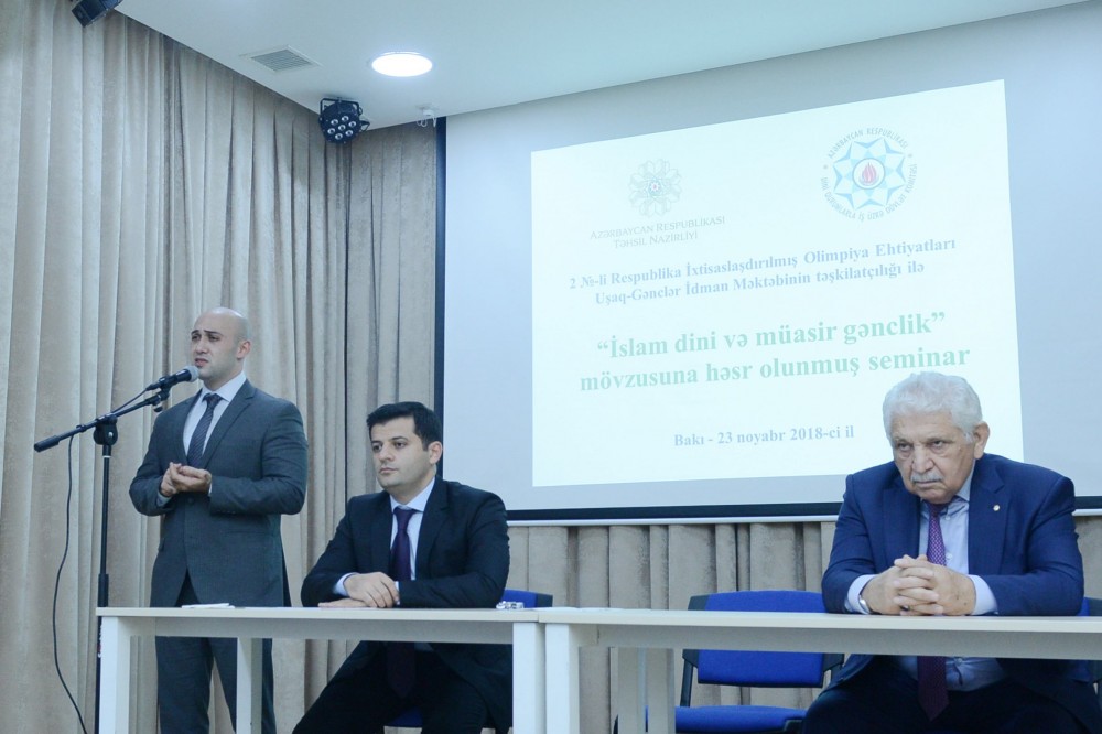 İdmançılara "İslam dini və müasir gənclik" seminarı - Yazı-Şəkillər