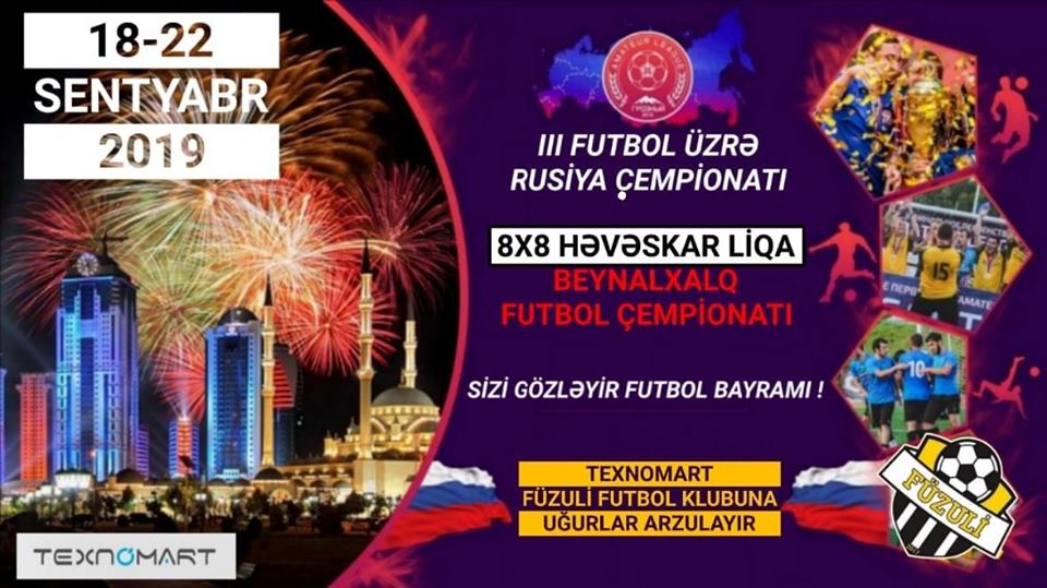 "Füzuli" Çeçenistanda turnirdə mübarizə aparacaq