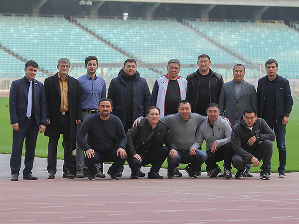 Qırğızıstan Futbol Federasiyasının rəsmiləri Bakıda