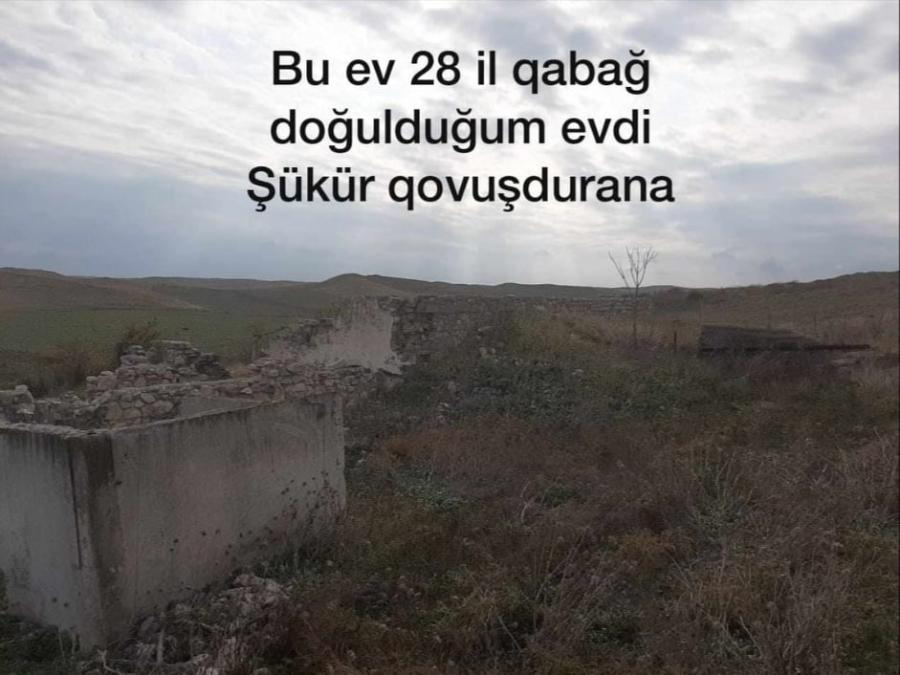 “Qarabağ”ın futbolçusunun evini erməni vəhşiləri dağıdıb - Şəkil