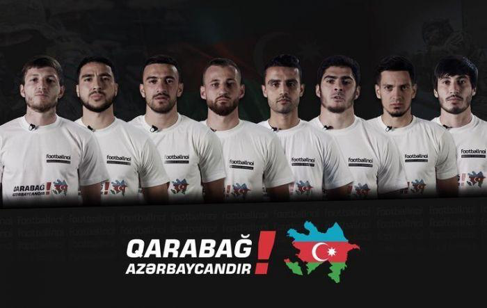 Futbolçulardan Qarabağ müraciəti – Video