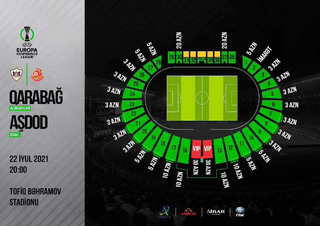 “Qarabağ” biletləri satışa çıxarır