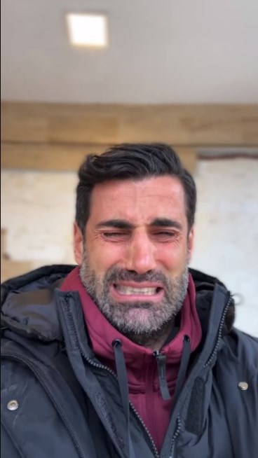 Türkiyəli futbol ulduzu göz yaşı tökdü, kömək istədi - Video