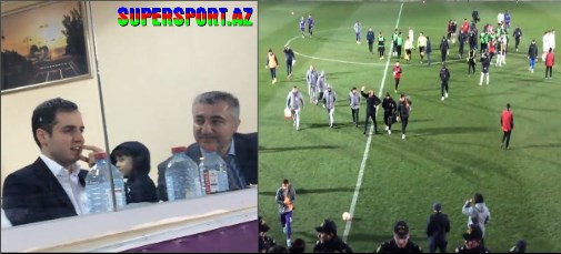 "Sumqayıt" 6 qol buraxdı, azarkeşlər baş məşqçiyə dəstək verdi - Video