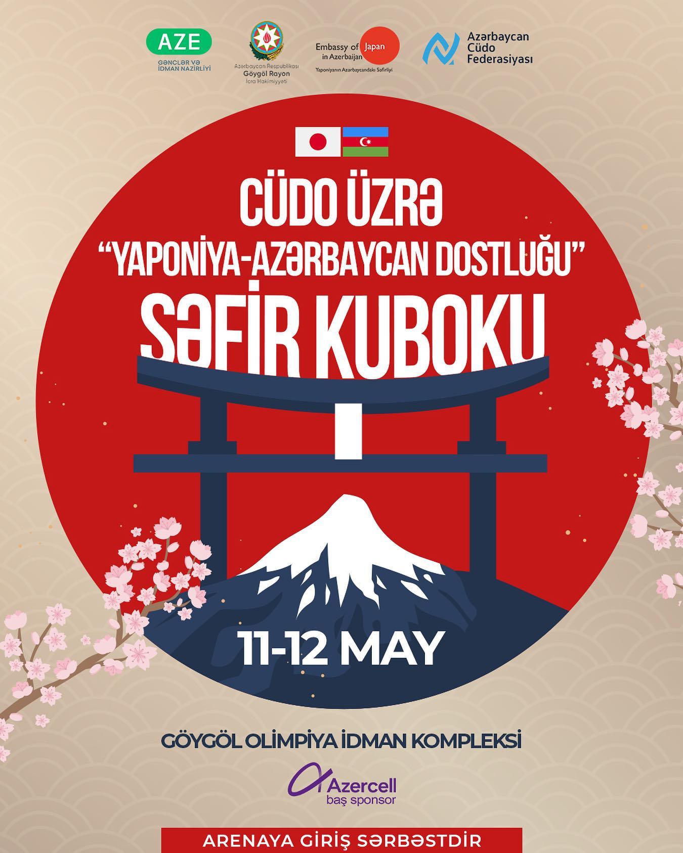 "Yaponiya-Azərbaycan Dostluğu" Səfir Kuboku keçiriləcək